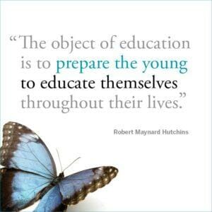 Hutchins Quote on NurturEd Blog