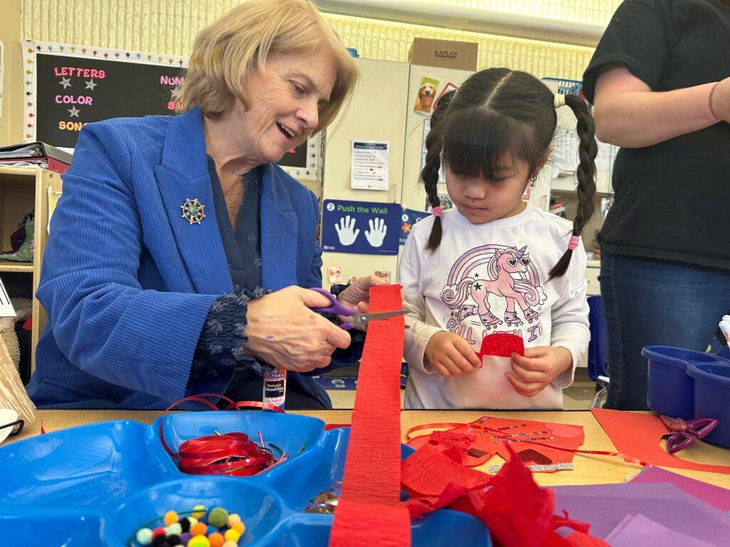 NurturEd students make valentines for their community