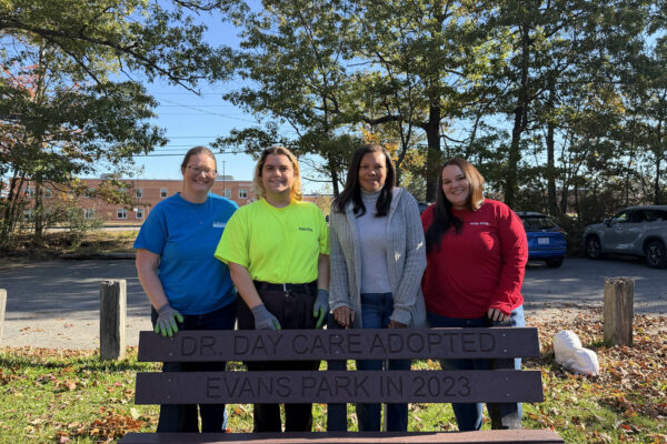 Evans Park fall clean up