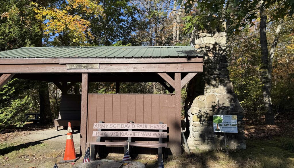 Evans Park fall clean up 1 Evans Park fall clean up