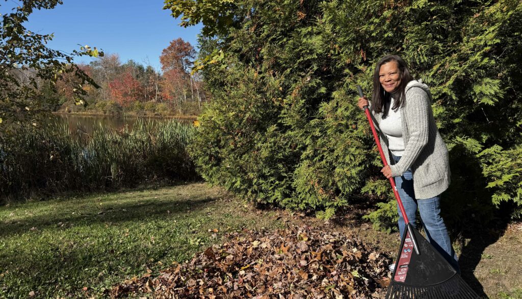 Evans Park fall clean up 3 Evans Park fall clean up