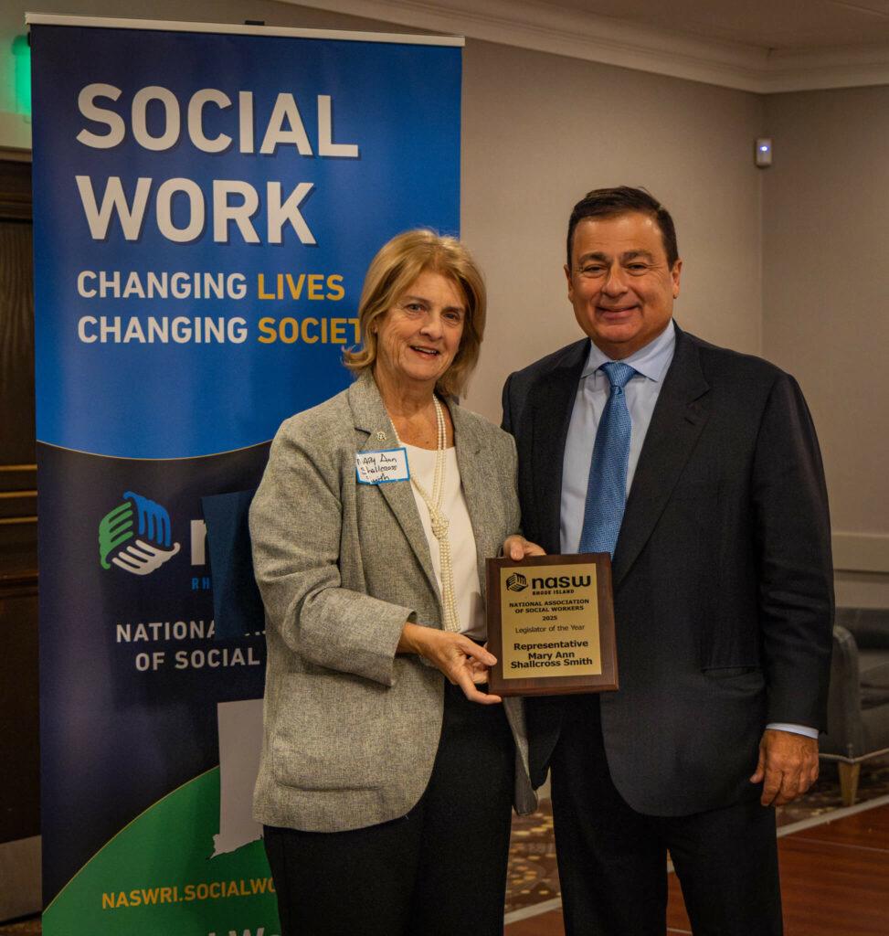 Social worker organization names NurturEd Founder Mary Ann Shallcross Smith Legislator of the Year 1 Social worker organization names NurturEd Founder Mary Ann Shallcross Smith Legislator of the Year